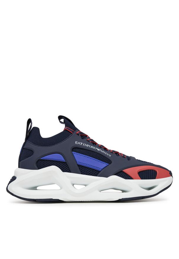 Sneakersy EA7 Emporio Armani. Kolor: niebieski