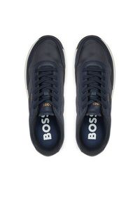 BOSS - Boss Sneakersy Titanium 50523180 Granatowy. Kolor: niebieski. Materiał: materiał #5