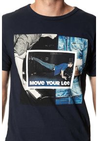 Lee - LEE T SHIRT PHOTO TEE NIGHT SKY L60QEPSJ. Wzór: nadruk. Styl: klasyczny #2