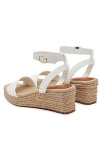 TOMMY HILFIGER - Tommy Hilfiger Espadryle Tommy Hilfiger Espad Mid Wedge FW0FW08805 Écru. Materiał: materiał #3