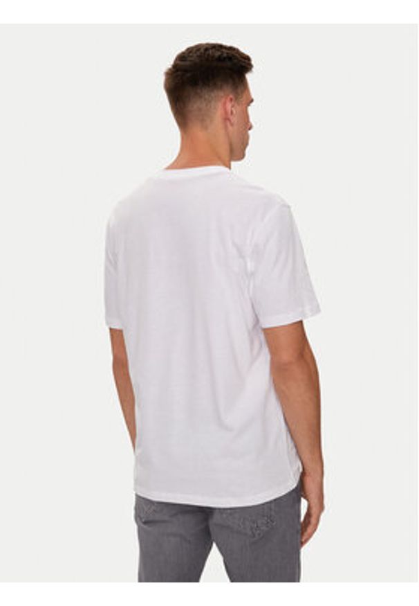 Hugo T-Shirt Dikobra 50519013 Biały Regular Fit. Kolor: biały. Materiał: bawełna