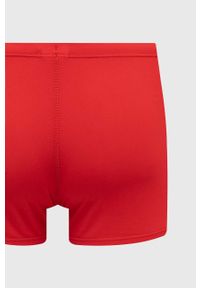 Nike kąpielówki kolor czerwony. Kolor: czerwony. Materiał: tkanina, dzianina #2
