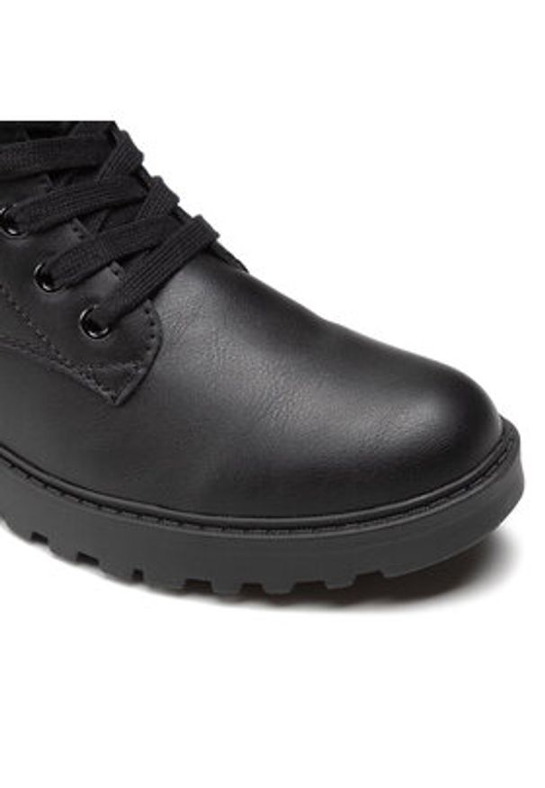 Geox Trapery J Casey G. C J2620C 000BC C9999 D Czarny. Kolor: czarny. Materiał: skóra