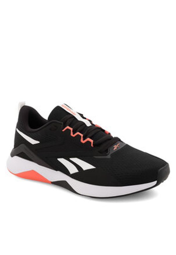 Reebok Buty na siłownię Nanoflex Tr 2 100202644 Czarny. Kolor: czarny. Materiał: materiał. Sport: fitness
