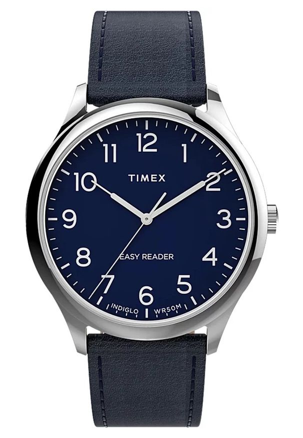 Timex - Zegarek Męski TIMEX Easy Reader TW2V27900. Materiał: skóra. Styl: klasyczny