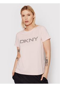 DKNY Sport T-Shirt DP1T6749 Różowy Regular Fit. Kolor: różowy. Materiał: bawełna. Styl: sportowy