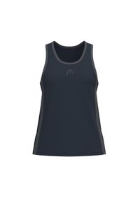 Dziewczęcy tank top Head Club 25. Kolor: niebieski. Długość rękawa: bez rękawów. Sport: tenis