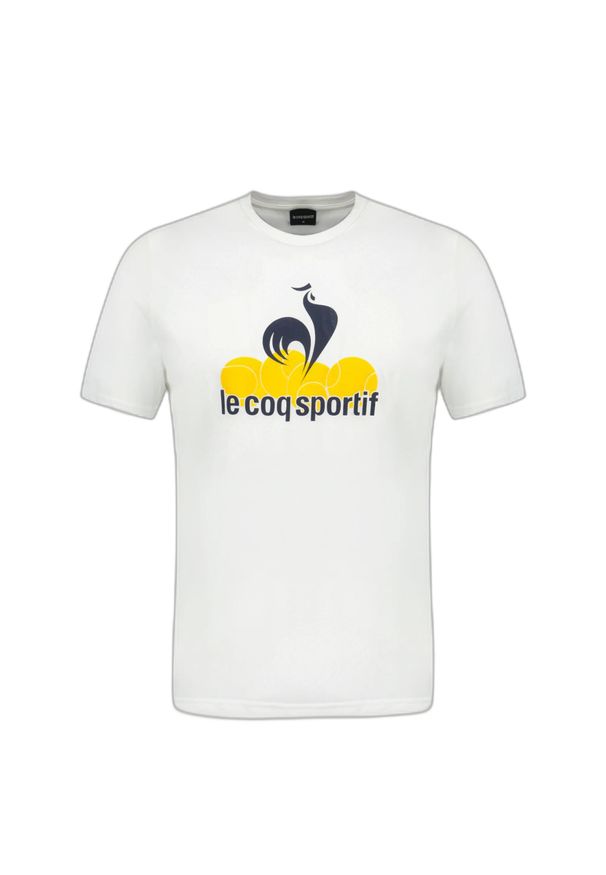 Koszulka Le Coq Sportif Graphique 25 N°1. Kolor: biały. Sport: tenis
