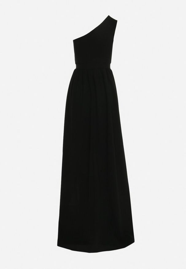 Born2be - Czarna Rozkloszowana Sukienka Maxi na Jedno Ramię Beliotta. Okazja: na co dzień. Kolekcja: dla wysokich. Kolor: czarny. Typ sukienki: asymetryczne. Styl: casual. Długość: maxi