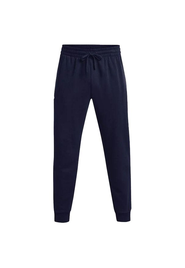 Under Armour - Spodnie Do Joggingu Męskie Polar Rival. Kolor: niebieski. Materiał: polar. Sport: bieganie