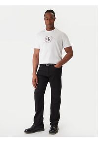 Calvin Klein Jeans T-Shirt Word Circle Graphic LV14RE816G Biały Regular Fit. Kolor: biały. Materiał: bawełna #3