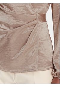 Guess Bluzka W6RH47 W2612 Beżowy Regular Fit. Kolor: beżowy. Materiał: syntetyk #4