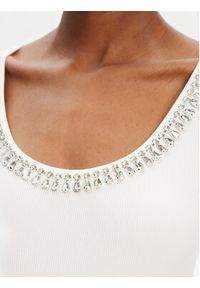 Marciano Guess T-Shirt 5RGP18 6299A Beżowy Regular Fit. Kolor: beżowy. Materiał: wiskoza #4