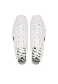 Lacoste Sneakersy Club-Low 51SMA0138 Biały. Kolor: biały. Materiał: skóra #5