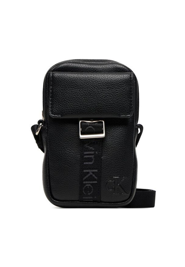 Calvin Klein Saszetka LV04D1091G Czarny. Kolor: czarny. Materiał: skóra