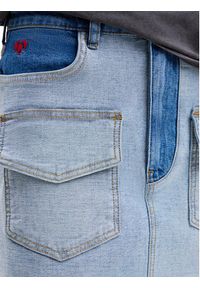 Desigual Spódnica jeansowa Rimini 24SWFD08 Niebieski Regular Fit. Kolor: niebieski. Materiał: bawełna