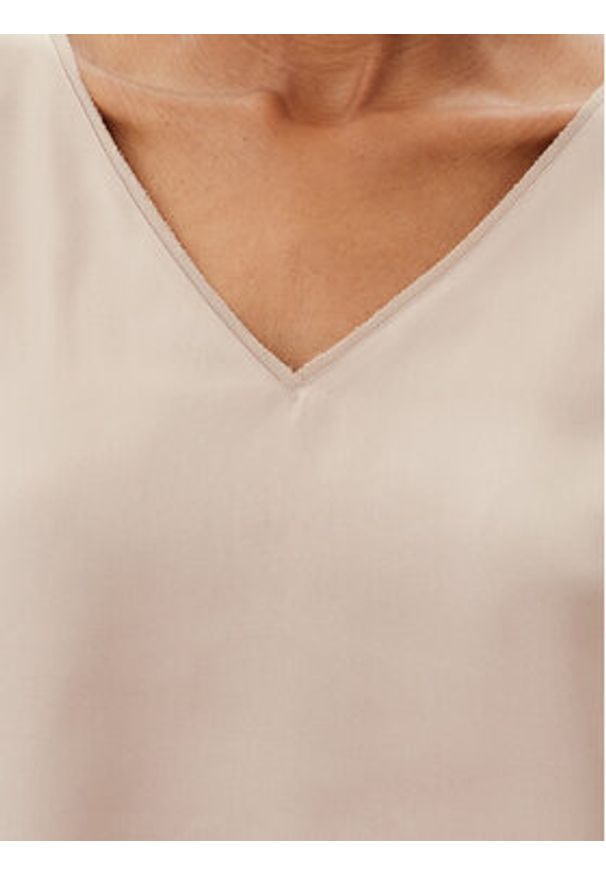 Marella Bluzka Lien 2515161092 Écru Regular Fit. Materiał: syntetyk