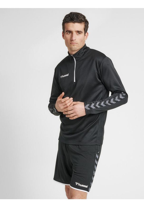 Hummel bluza sportowa na trening hml Authentic Half Zip Sweatshirt. Kolor: biały, czarny, wielokolorowy. Sport: fitness