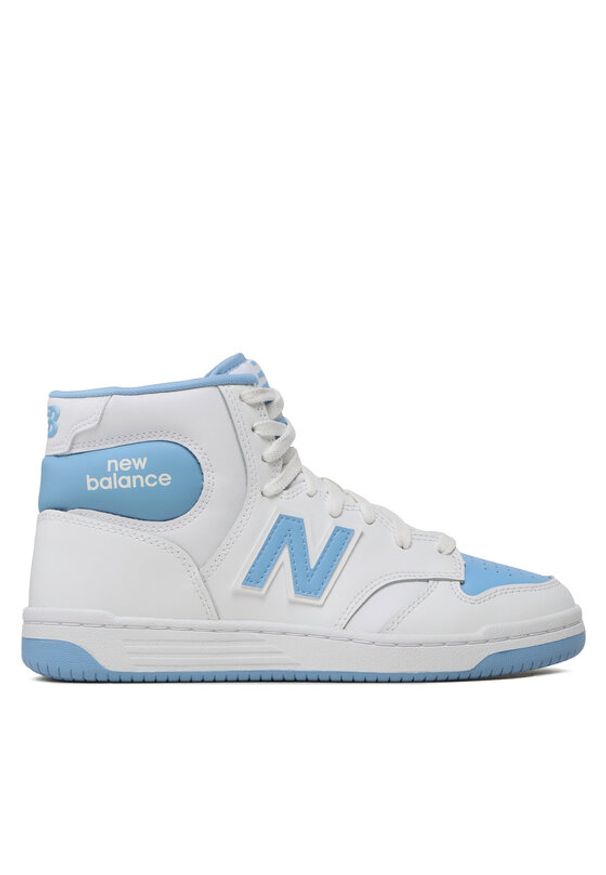 New Balance Sneakersy BB480SCC Biały. Kolor: biały. Materiał: skóra