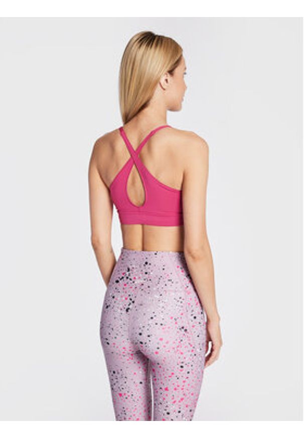 Reebok Biustonosz top Workout Ready Basic HI6889 Różowy. Kolor: różowy. Materiał: syntetyk