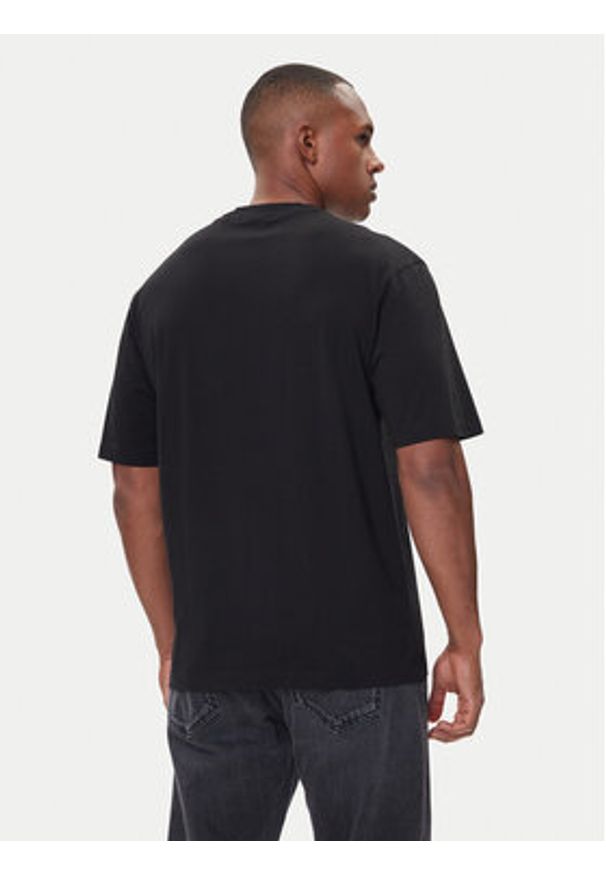 Hugo - HUGO T-Shirt Nogoste 50549120 Czarny Regular Fit. Kolor: czarny. Materiał: bawełna