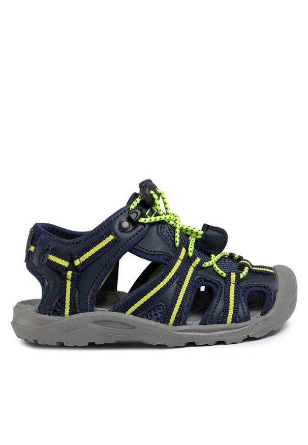 CMP Sandały Kids Aquarii Hiking Sandal 30Q9664 Granatowy. Kolor: niebieski. Materiał: skóra