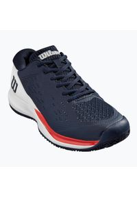 Buty do tenisa męskie Wilson Rush Pro Ace. Kolor: wielokolorowy, niebieski, biały, czerwony. Sport: tenis #1