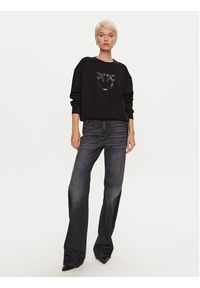 Pinko - PINKO Bluza Nelly 100534 A24F Czarny Regular Fit. Kolor: czarny. Materiał: bawełna #5