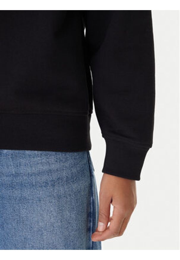 Calvin Klein Jeans Bluza Monologo LV047B234G Czarny Regular Fit. Kolor: czarny. Materiał: bawełna