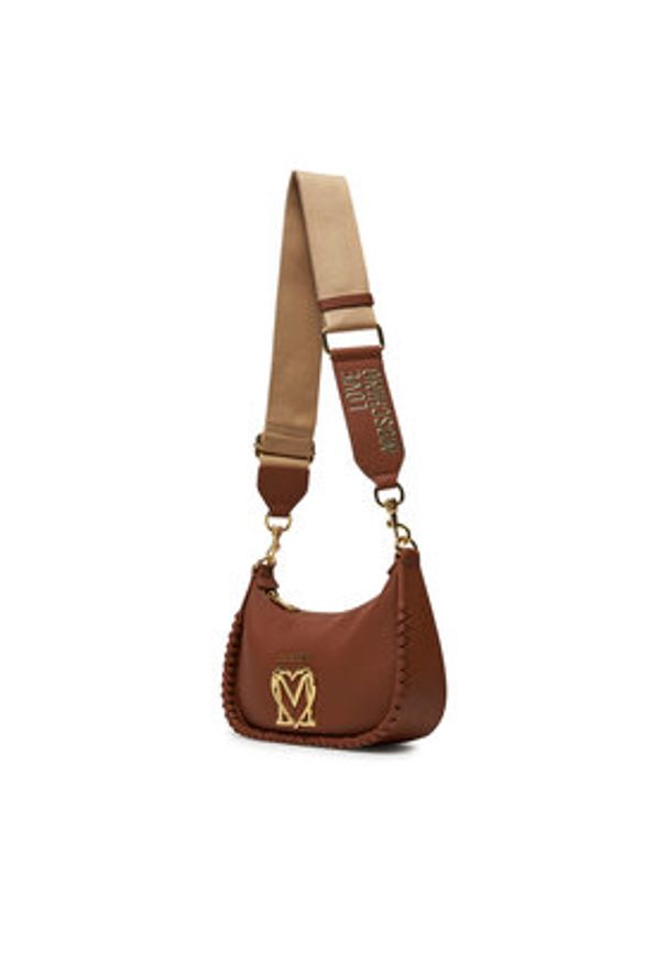 Love Moschino - LOVE MOSCHINO Torebka JC4128PP1MLJ0201 Brązowy. Kolor: brązowy. Materiał: skórzane