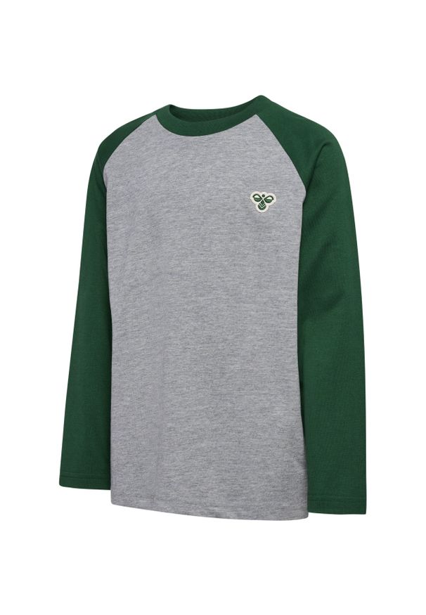 Dziecięca koszulka z długim rękawem Hummel Bee Loose. Kolor: zielony. Długość rękawa: długi rękaw. Długość: długie