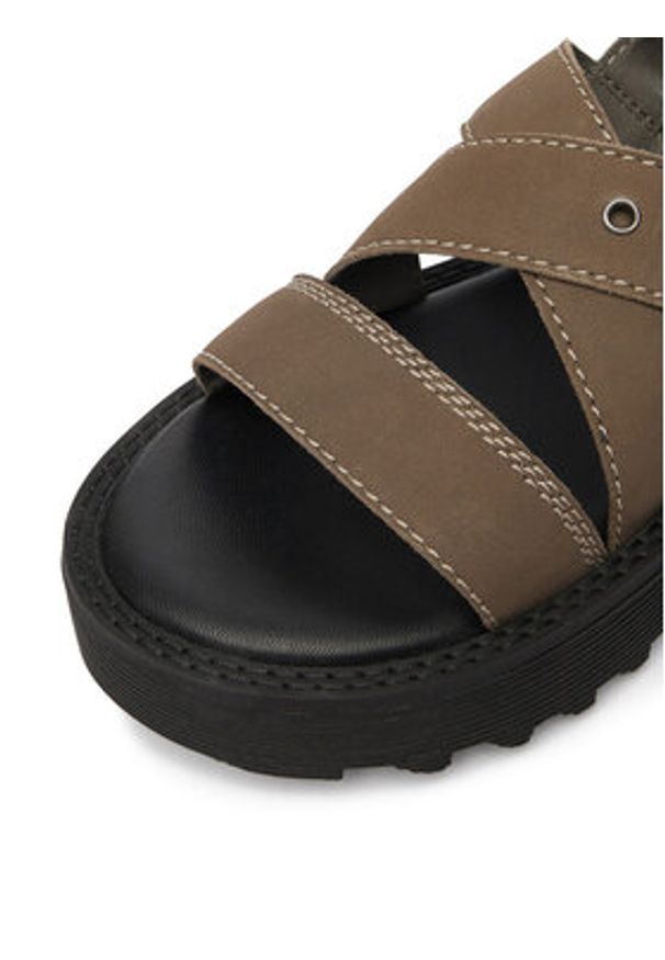 G-Star RAW - G-Star Raw Sandały CEO-WI16-AVA-03 Zielony. Kolor: zielony. Materiał: nubuk, skóra