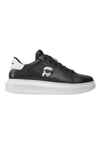 Karl Lagerfeld - KARL LAGERFELD Czarne sneakersy Kapri Mens Nft Lo Lace, Rozmiar 44. Kolor: czarny #6