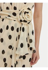 Marella Sukienka koktajlowa Fiero 2613221112 Beżowy Regular Fit. Kolor: beżowy. Materiał: wiskoza. Styl: wizytowy #3