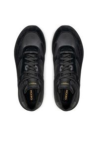 Geox Sneakersy U Spherica Actif X1 U56HGC 02285 C9999 Czarny. Kolor: czarny. Materiał: zamsz, skóra