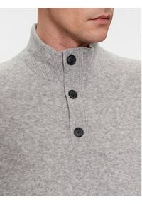 Calvin Klein Sweter K10K111960 Szary Regular Fit. Kolor: szary. Materiał: syntetyk #7