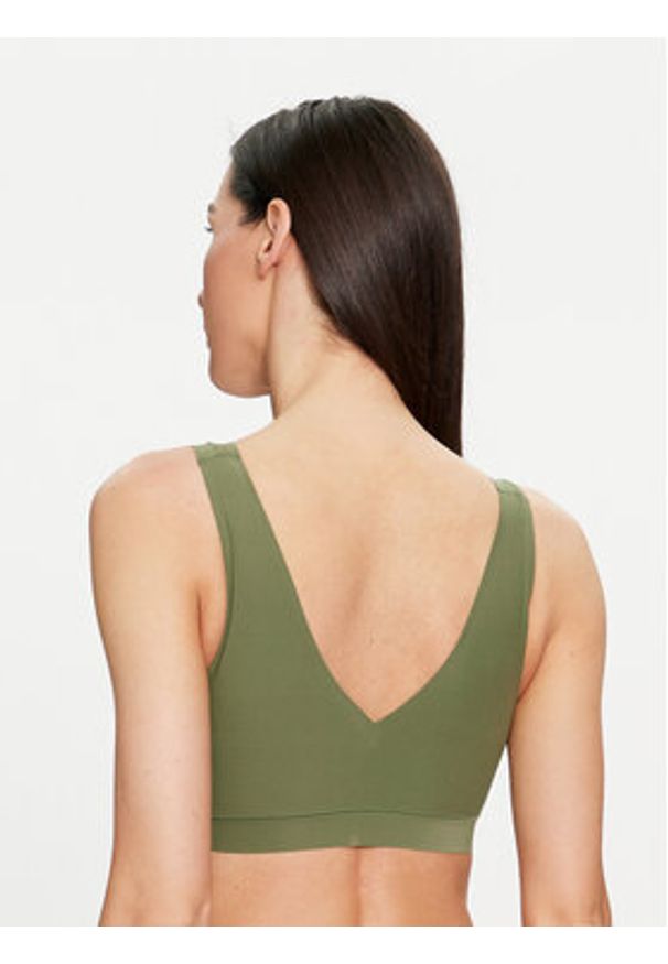 Chantelle Biustonosz top Soft Stretch C16A10 Zielony. Kolor: zielony. Materiał: syntetyk
