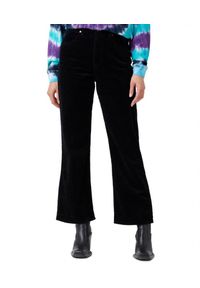 Wrangler - WRANGLER MOM FLARE DAMSKIE SPODNIE JEANSOWE JEANSY CAVIAR BLACK W24XJOXCK 112144776