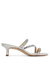 MICHAEL Michael Kors Klapki Celia Kitten Slide 40R4CIMS1S Biały. Kolor: biały. Materiał: materiał #1