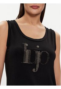 Liu Jo Top VA4117 JS360 Czarny Regular Fit. Kolor: czarny. Materiał: wiskoza