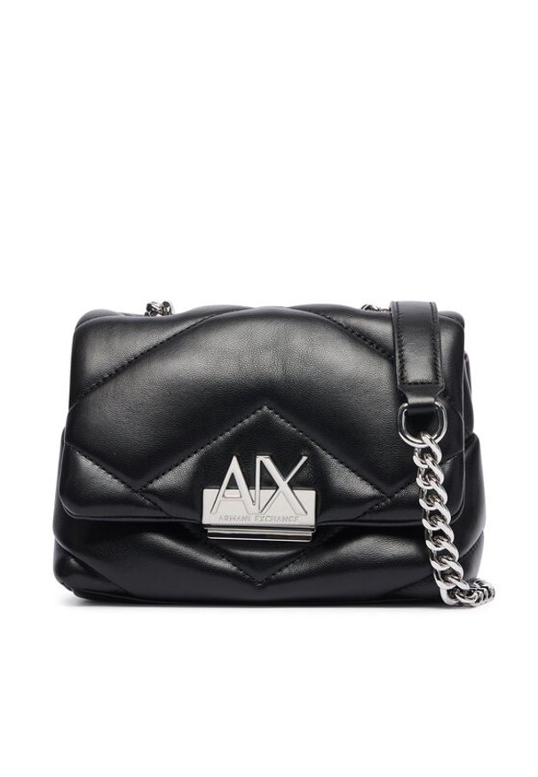 Armani Exchange Torebka XW000357 AF26568 UC001 Czarny. Kolor: czarny. Materiał: skórzane