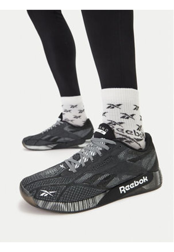Reebok Buty na siłownię EO-NANO PRO 100244702 Czarny. Kolor: czarny. Materiał: materiał. Sport: fitness