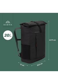 Plecak miejski KADVA Companion 20 l. Kolor: czarny
