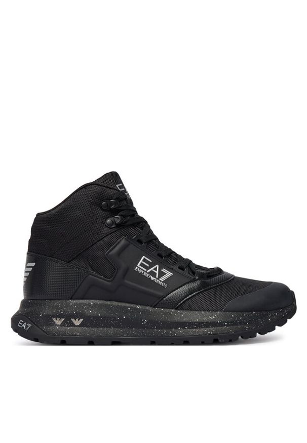EA7 Emporio Armani Sneakersy 7X000340 AF18615 MZ186 Czarny. Kolor: czarny. Materiał: materiał