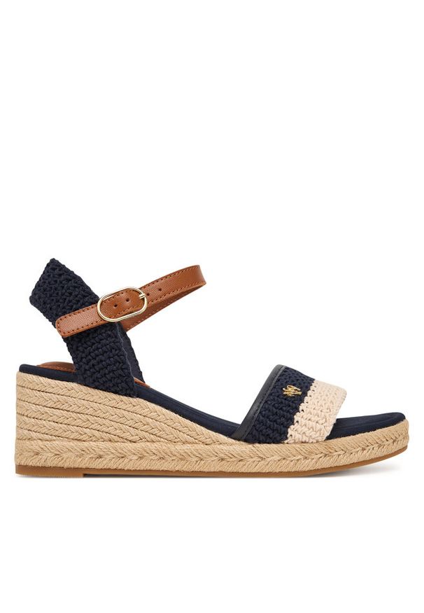 TOMMY HILFIGER - Espadryle Tommy Hilfiger. Kolor: niebieski