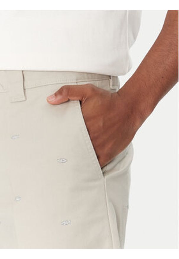 BOSS Szorty materiałowe Chino-Straight-S 50539161 Beżowy Regular Fit. Kolor: beżowy. Materiał: bawełna