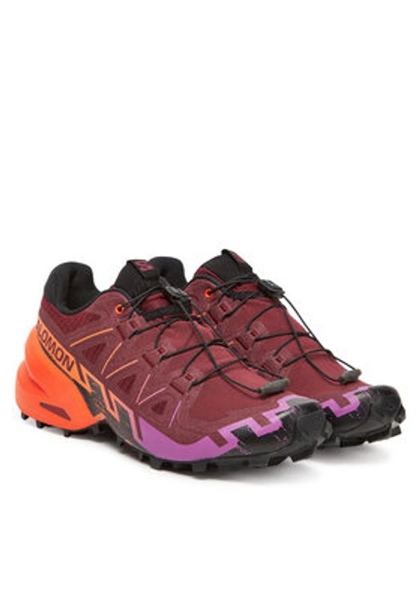 salomon - Salomon Buty do biegania Speedcross 6 L47960900 Różowy. Kolor: różowy. Materiał: materiał. Model: Salomon Speedcross