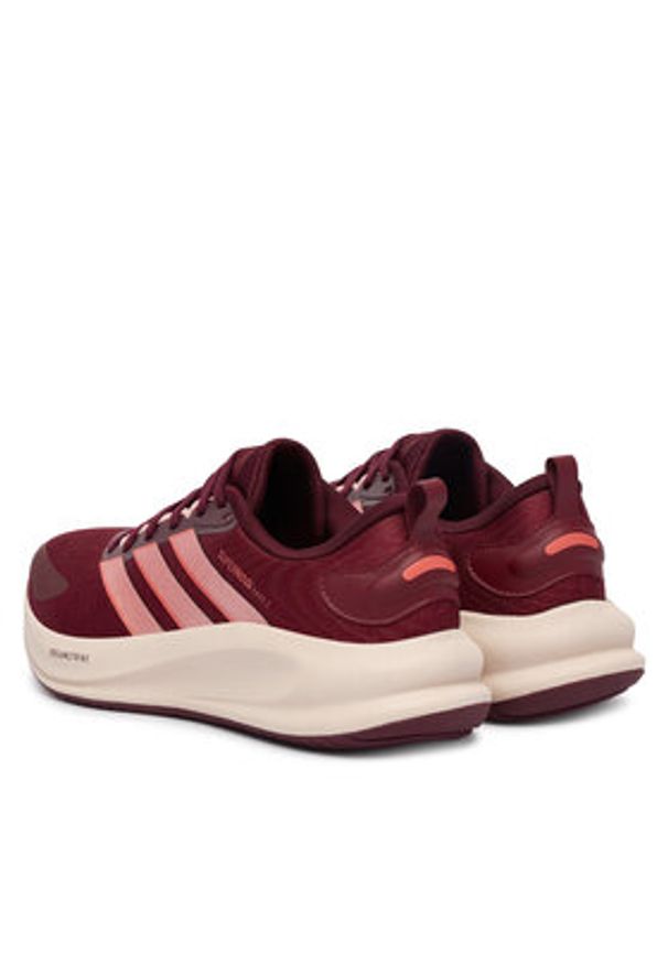 Adidas - adidas Buty do biegania Supernova Ease 2 W JQ1822 Bordowy. Kolor: czerwony. Materiał: materiał