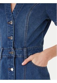 Morgan Sukienka jeansowa 241-ROGLA Niebieski Regular Fit. Kolor: niebieski. Materiał: bawełna #4