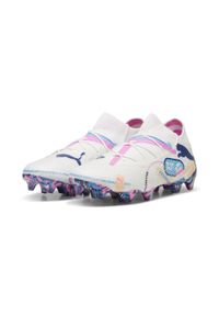 Buty piłkarskie męskie Puma Future 7 Ultimate. Kolor: niebieski, wielokolorowy, biały. Materiał: syntetyk, materiał. Sport: piłka nożna